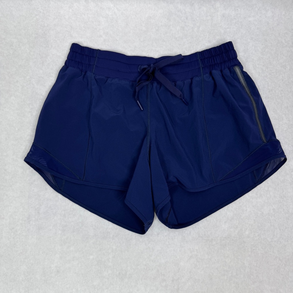 LULULEMON Hotty Hot Short 4" - Hero Blue - W7ACQT - Sz 8 - Picture 7 of 11